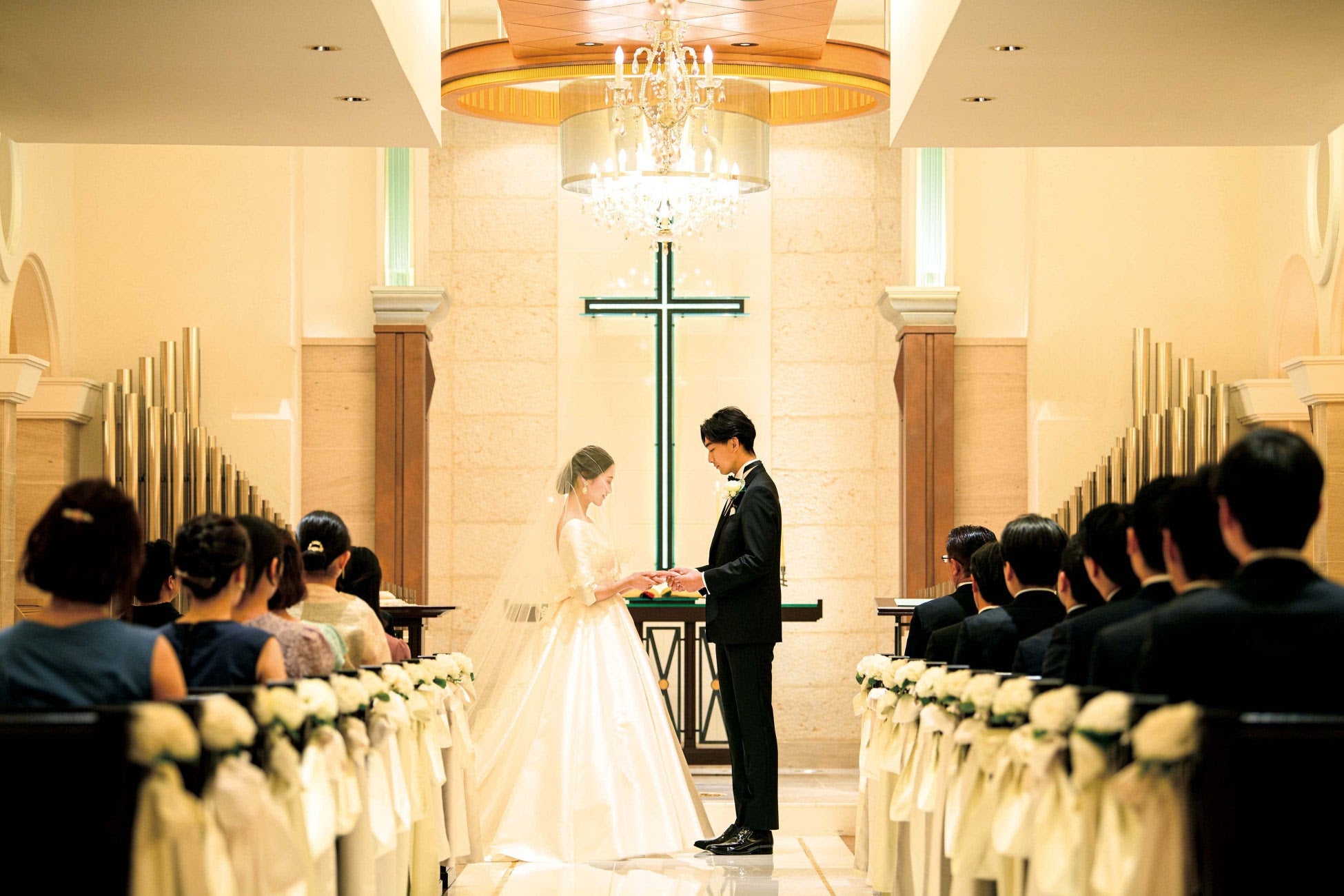 イタリアの修道院をデザインモチーフにした「チャペルプリンチパーレ」（チャペル式）