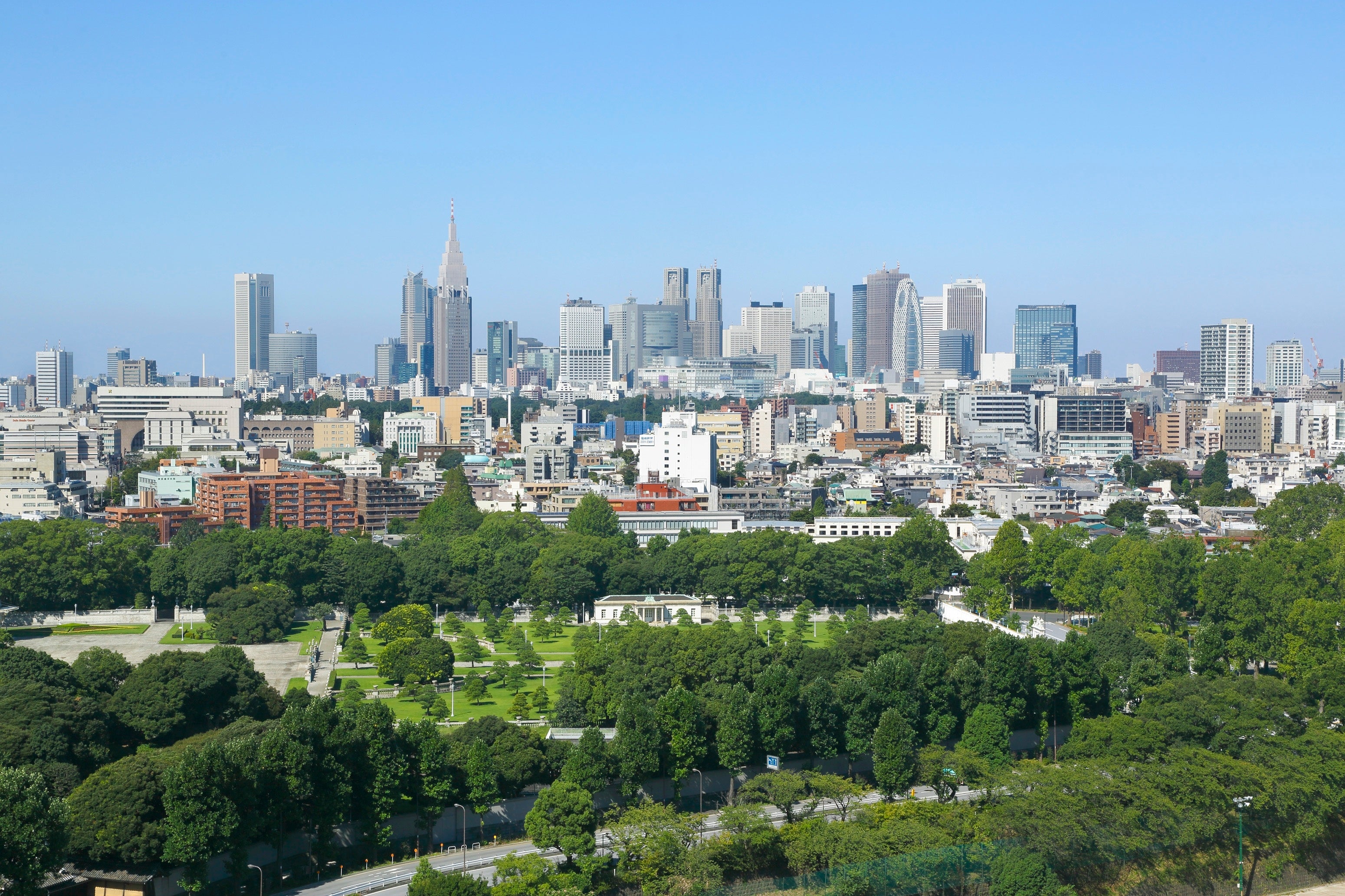 タワーレストランからの風景