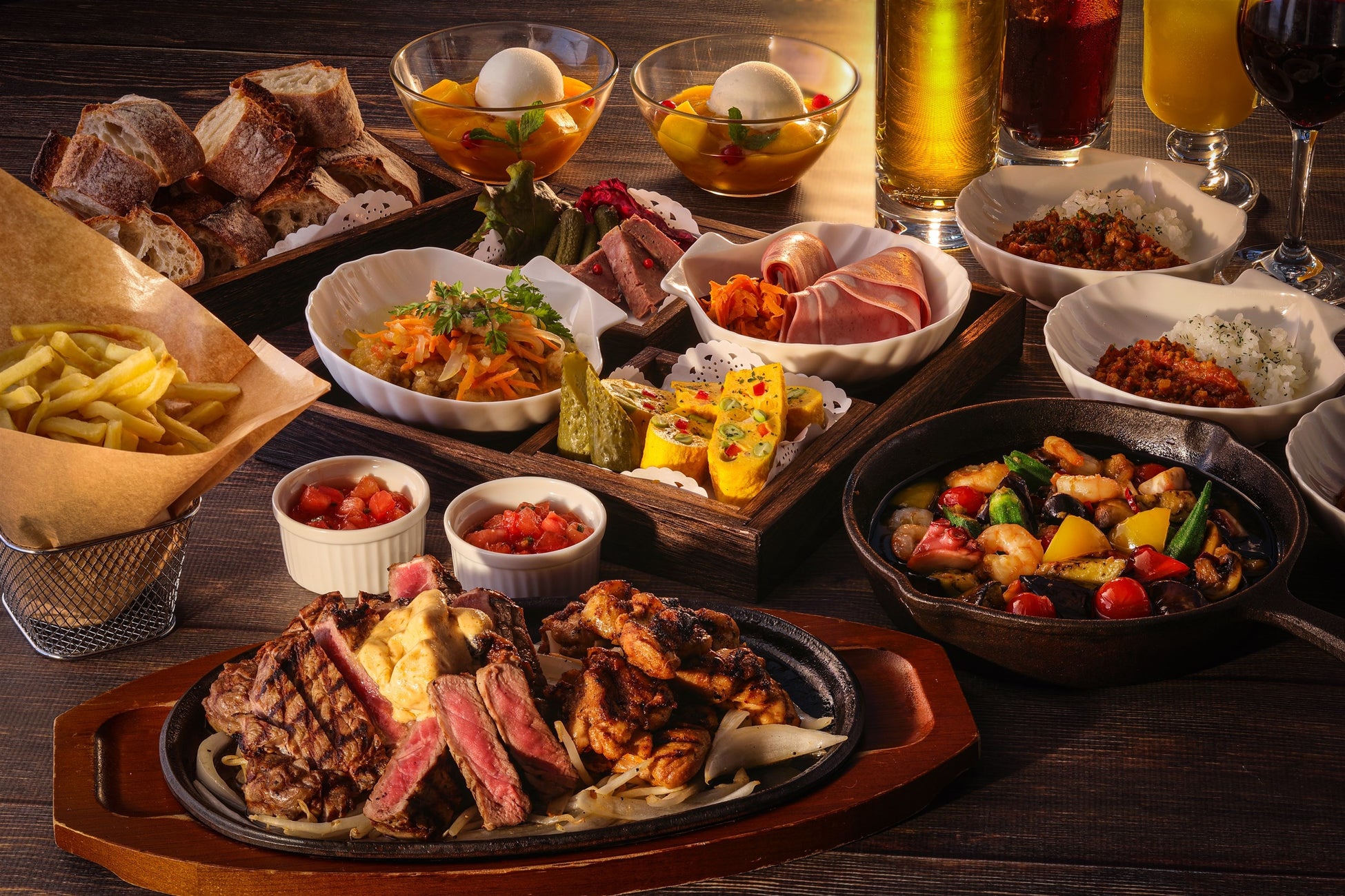 お庭でビストロセット