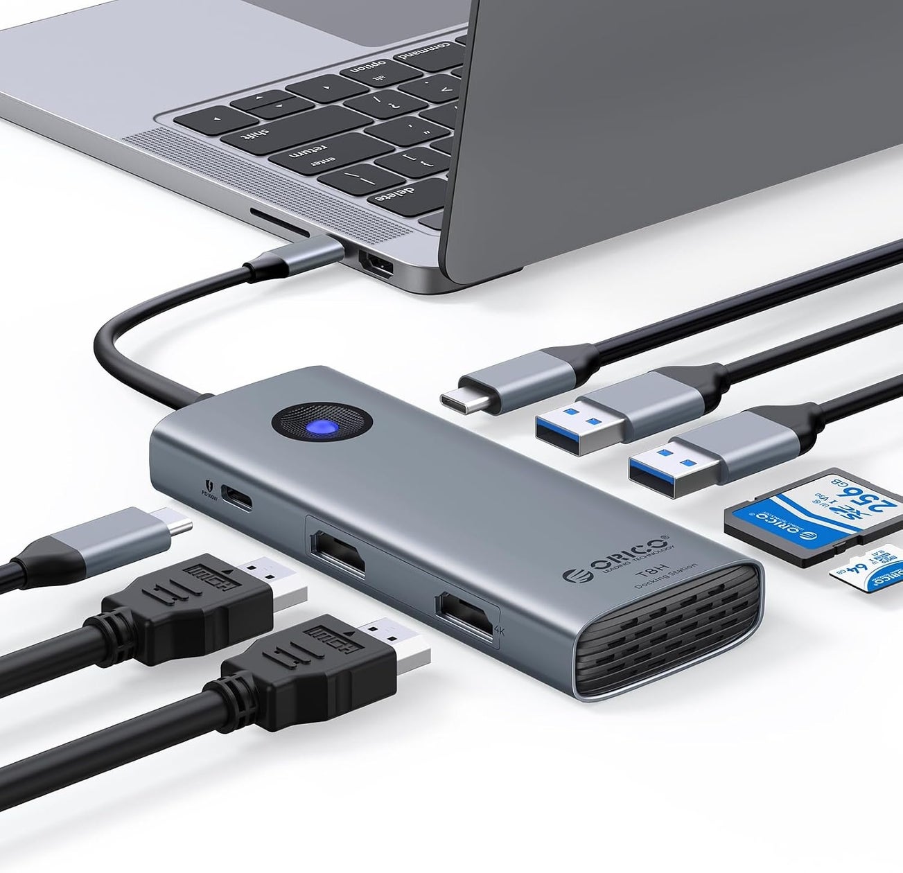 ORICO、4-in-1プロカードリーダーを発表。CFexpress A/B・SD・TF対応・1500MB/s・Thunderbolt・Ice-Skin冷却搭載。