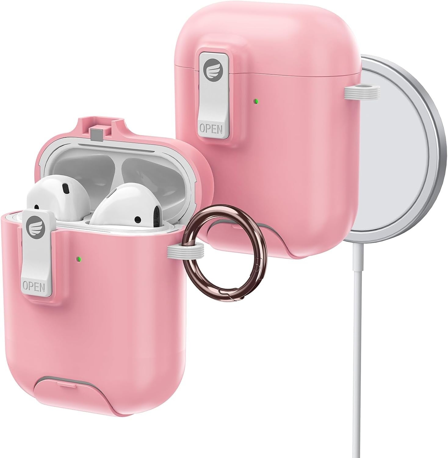 ORICO、AirPods第1/2世代対応MagSafe保護ケースを発表——精密フィット・内蔵スマホスタンド・ワンプッシュ開蓋・取り外し可能リング付きで保護性と利便性を両立