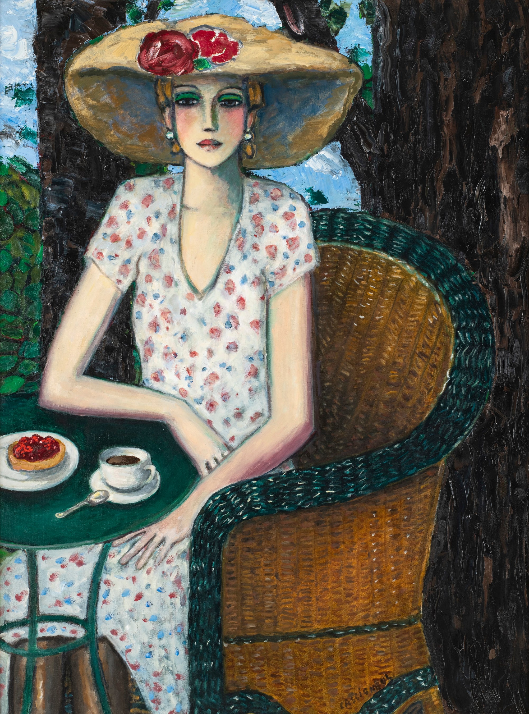 「午後の甘いひと時」130×97cm