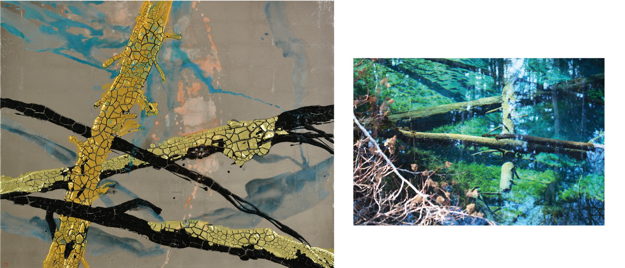 「神の子池」130×162 cm