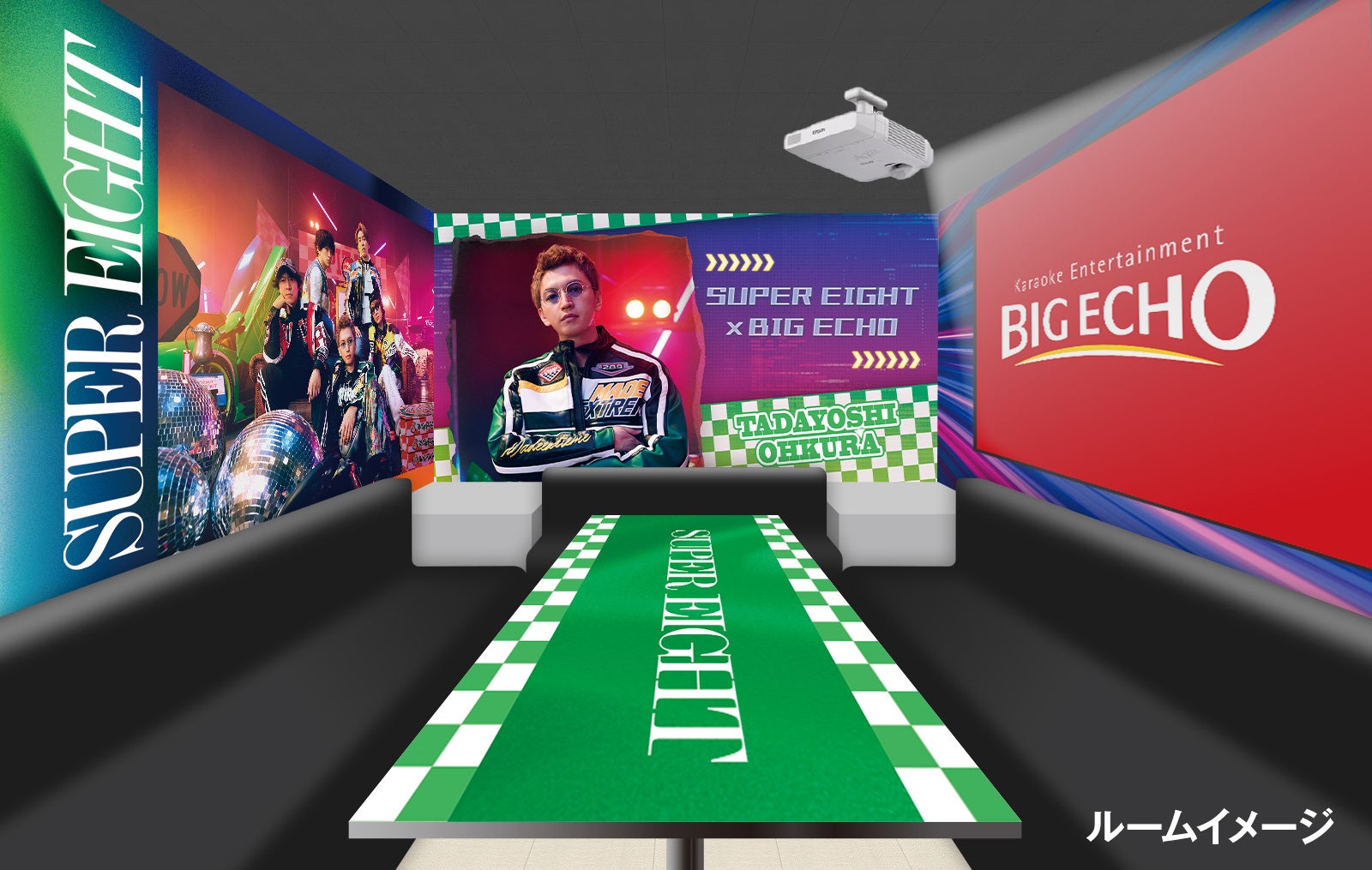 SUPER EIGHT ビックエコー　コラボ　ファイル SUPER EIGHT ビッグエコーコラボ クリアファイル - メルカリ