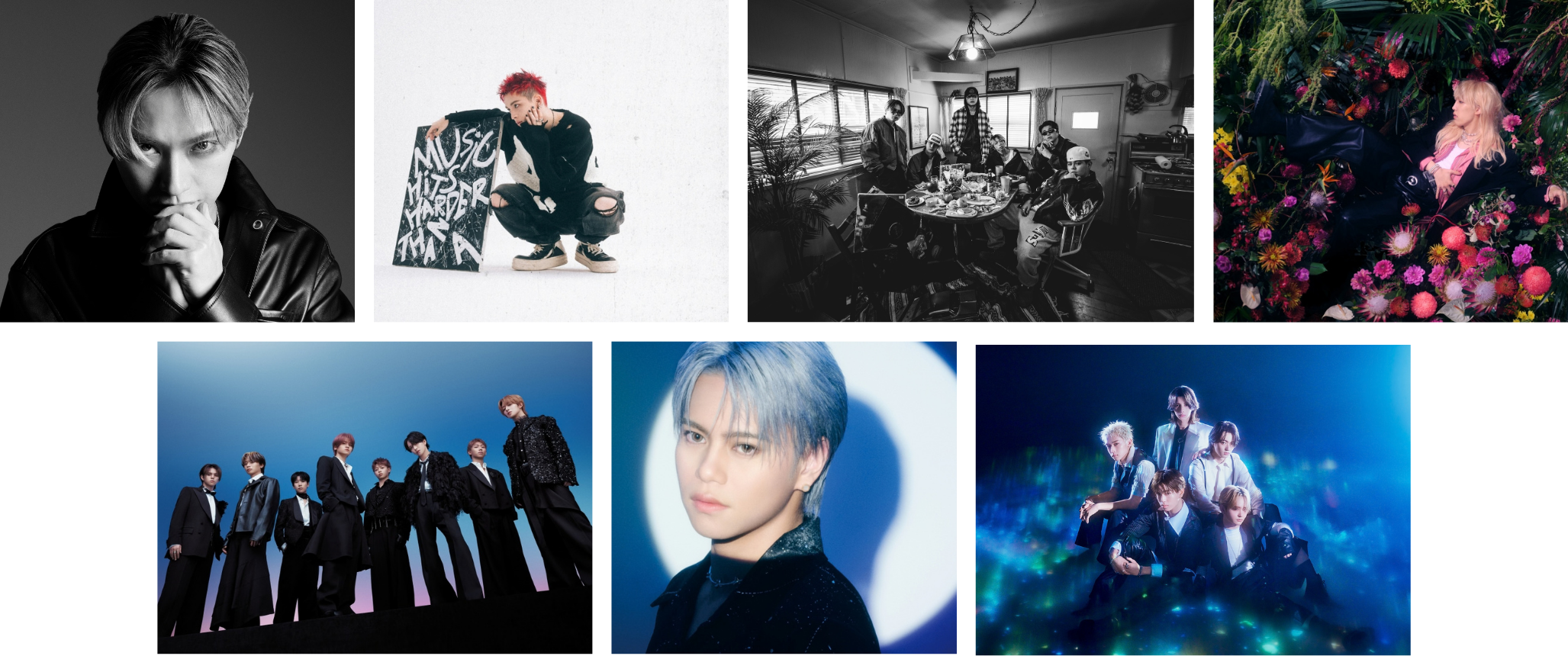 BMSG所属アーティスト7組のカラオケ配信曲が全曲本人映像に！ 「LIVE DAM WAO!」で10月2日より6カ月間限定で配信