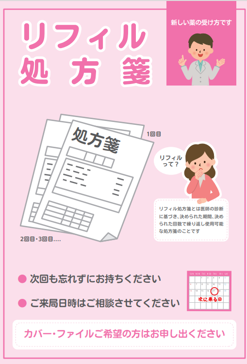 リフィル処方箋ポスター