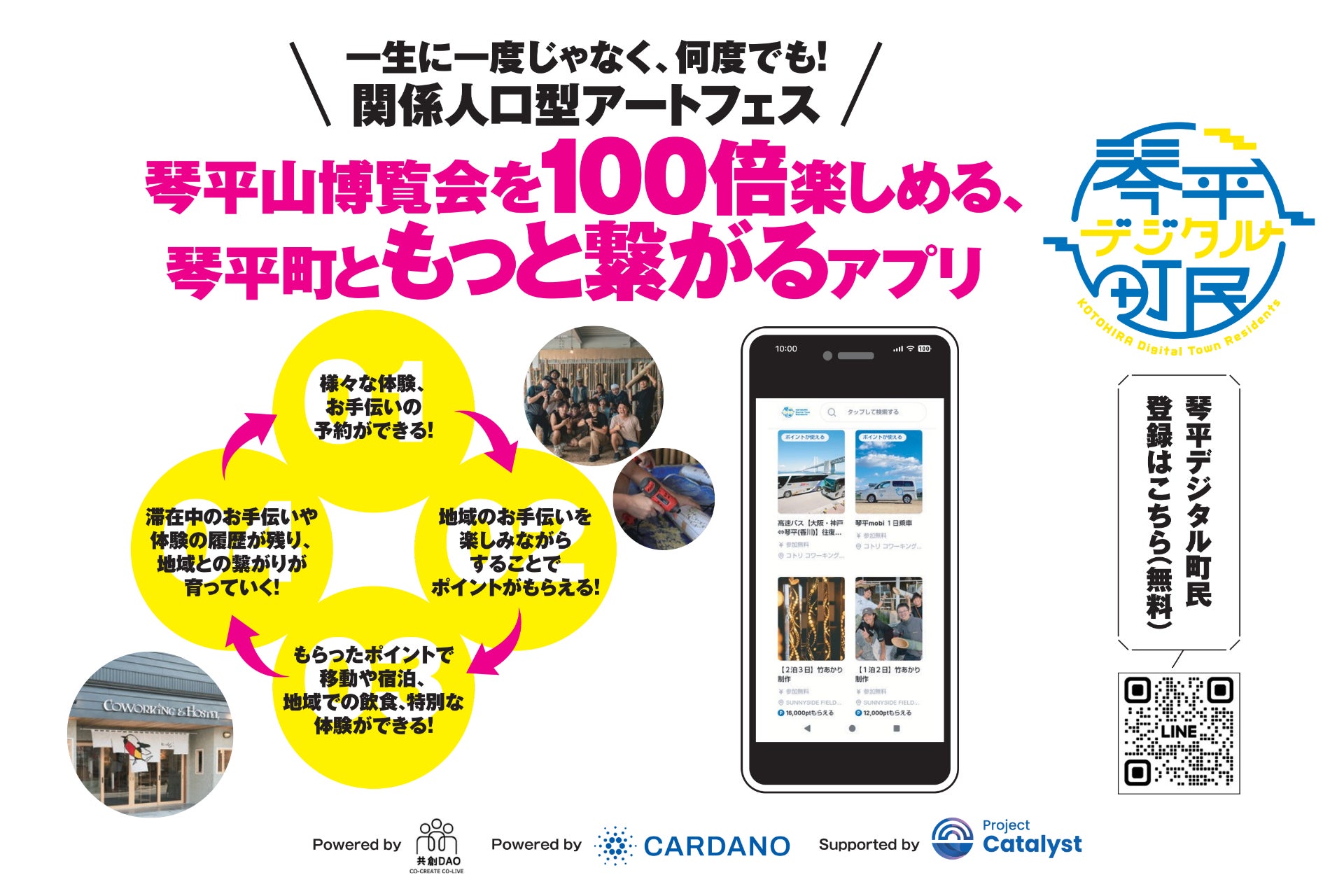 【web3.0×地方創生の実装モデル】共創DAOと琴平バス、『琴平山博覧会』で「まちの余りもの」を活用した持続可能な関係人口と価値創出の社会実証を開始