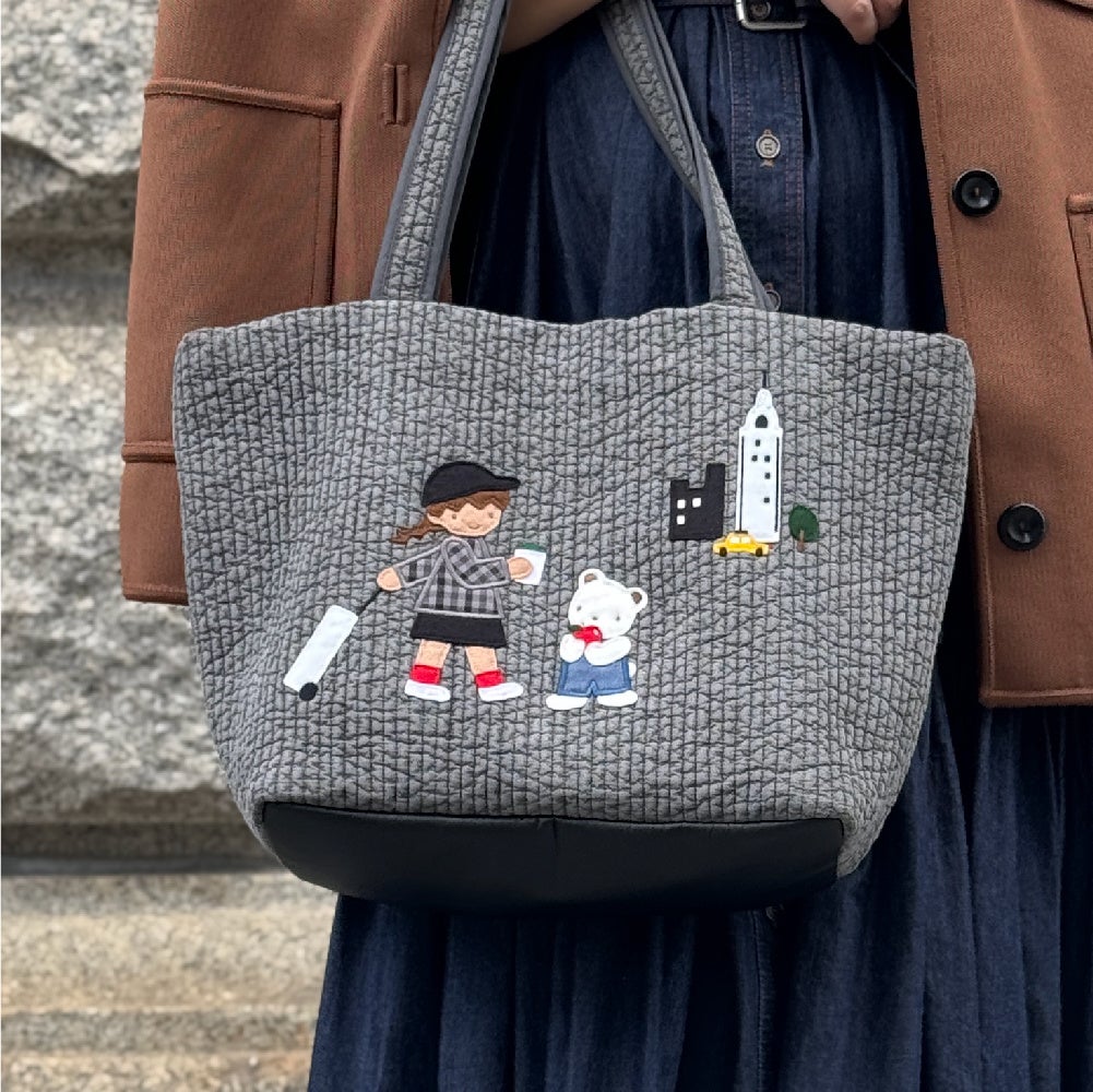 familiarとpionunnalのコラボショルダーバッグ pionunnal×familiar コラボ企画第2弾 「City」と「Garden」をテーマに