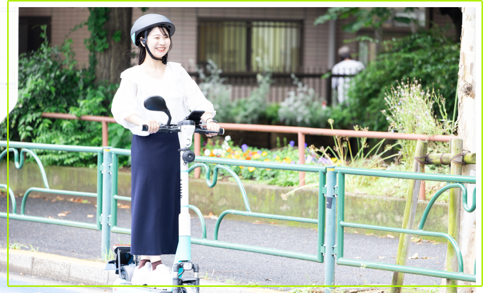 ③LUUPに乗って、物件に向かう