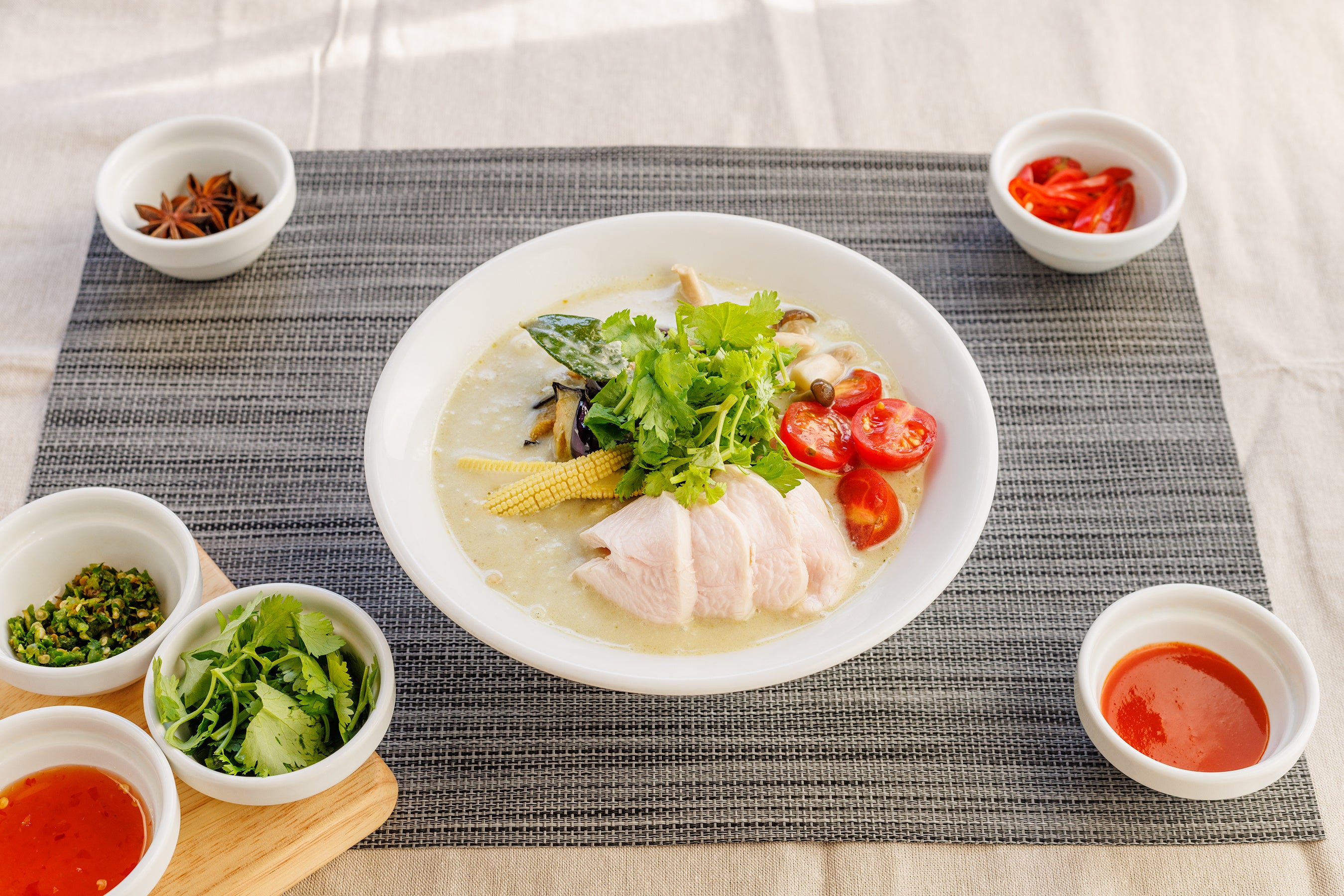 【冷製】グリーンカレーフォー