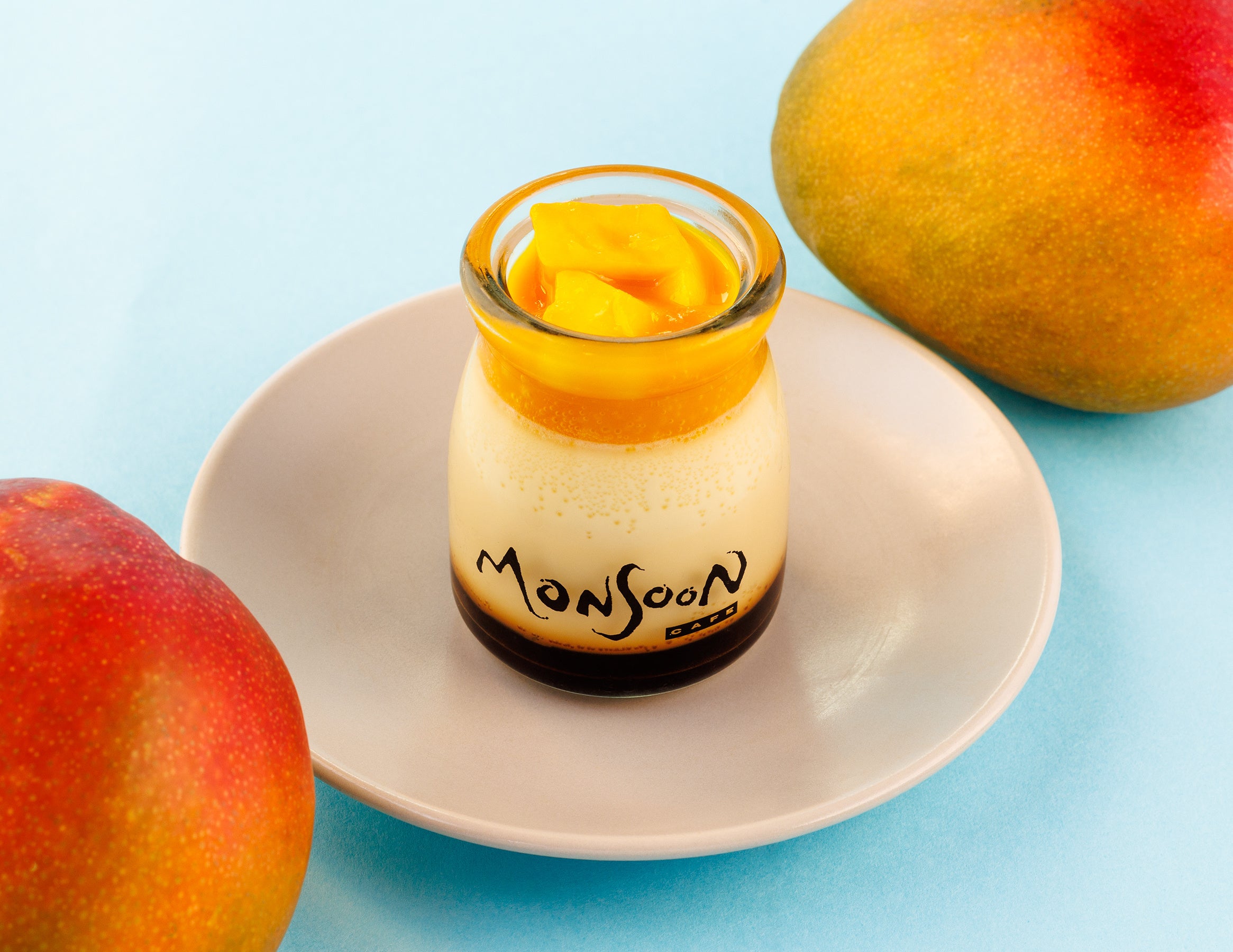 モンスーンマンゴープリン／380円（税込 418円）