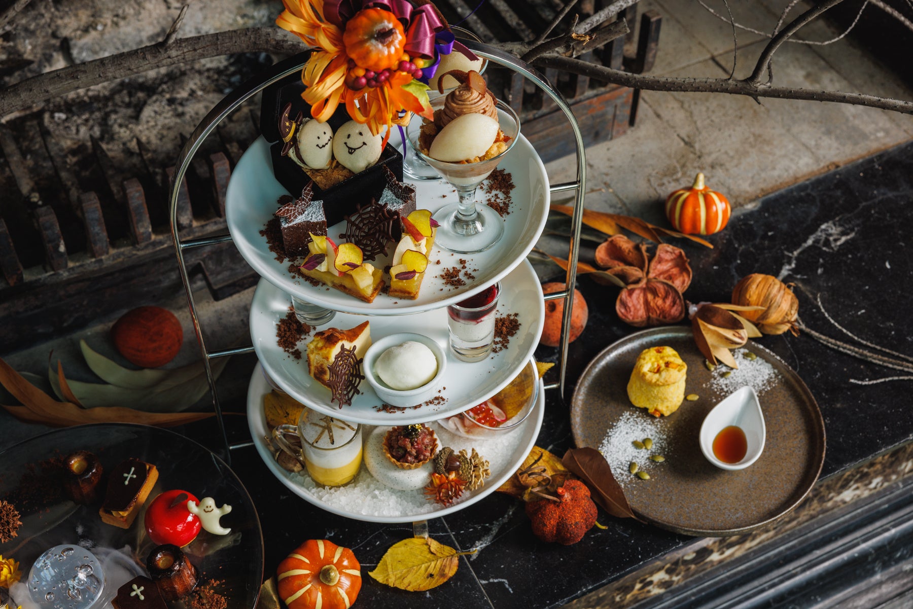 【秋季限定】ハロウィンアフタヌーンティーセット