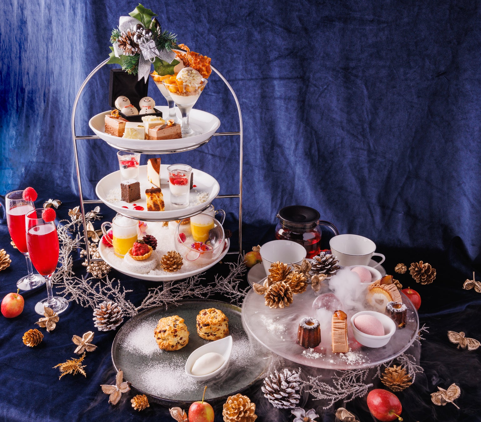 冬のアフタヌーンティーセット