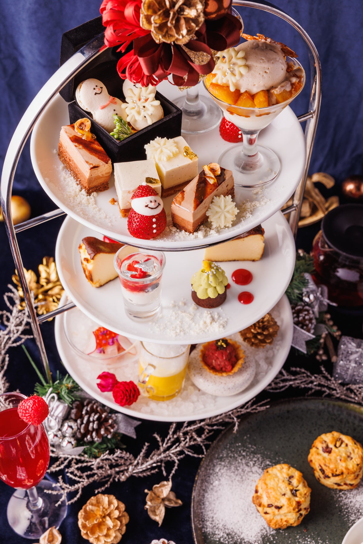 冬のアフタヌーンティーセット