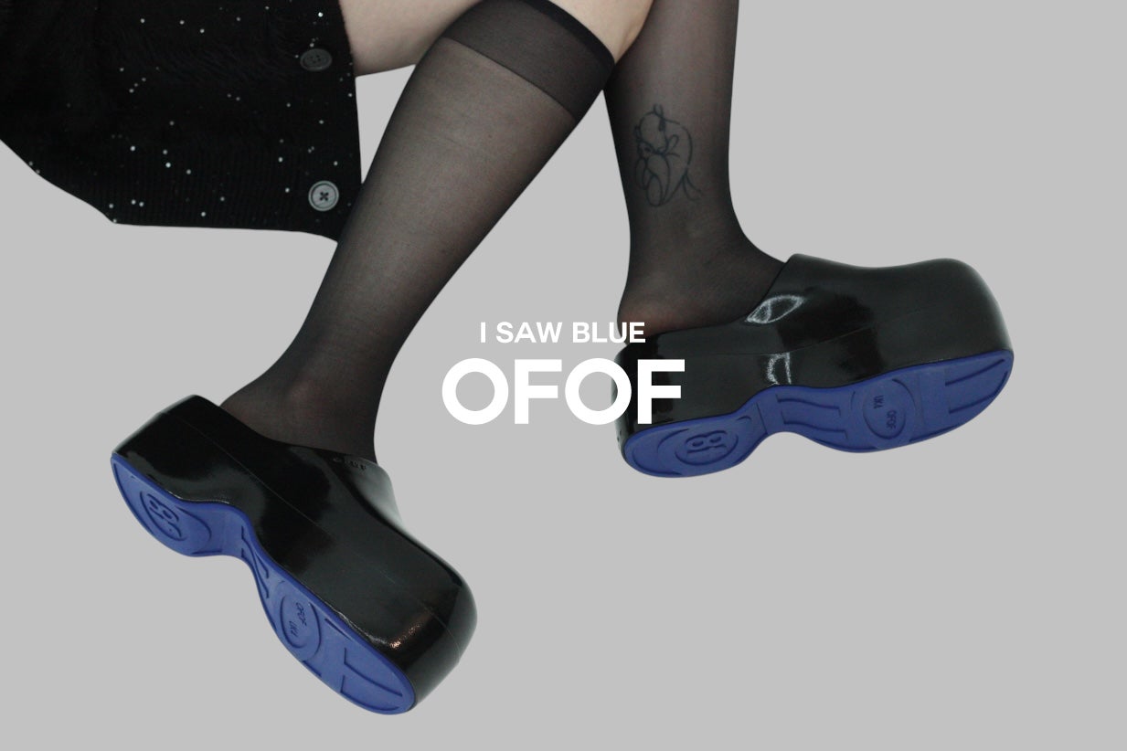 OFOF シューズ ブラック 黒 1F GLOSSY BLACK 再販決定】韓国発のシューズブランド「OFOF」大好評につきGLOSSY
