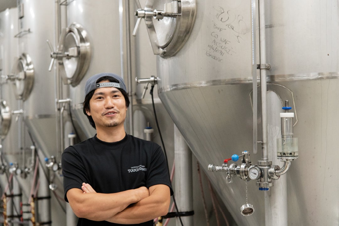 八ヶ岳ブルワリーの名取良輔（なとり・りょうすけ）ヘッドブルワー