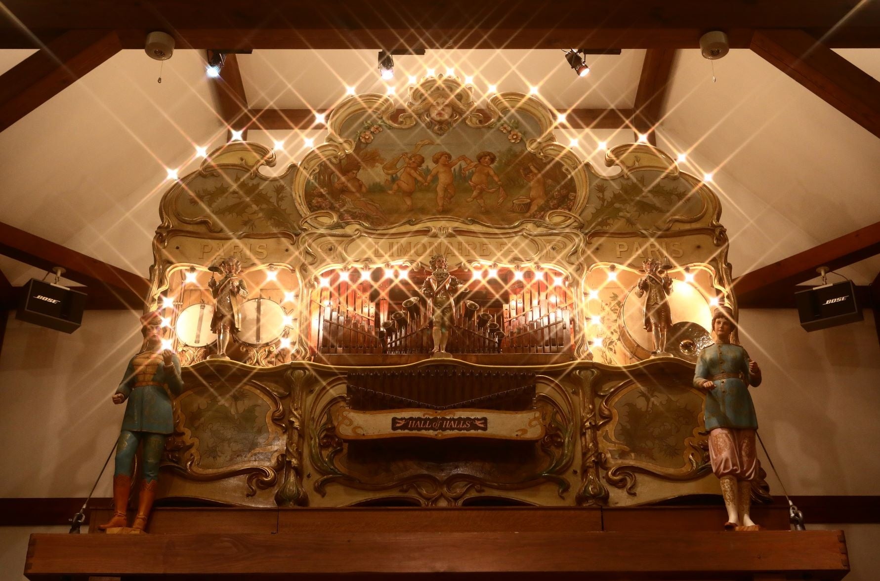 大型自動演奏楽器「リモネール1900」とプロジェクションマッピングのコラボレーション