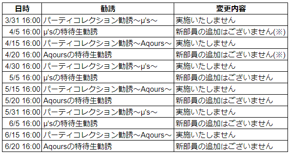ブシモ ラブライブ スクールアイドルフェスティバル スクフェス9周年前夜祭キャンペーン 第1弾開催のお知らせ 株式会社ブシロードのプレスリリース