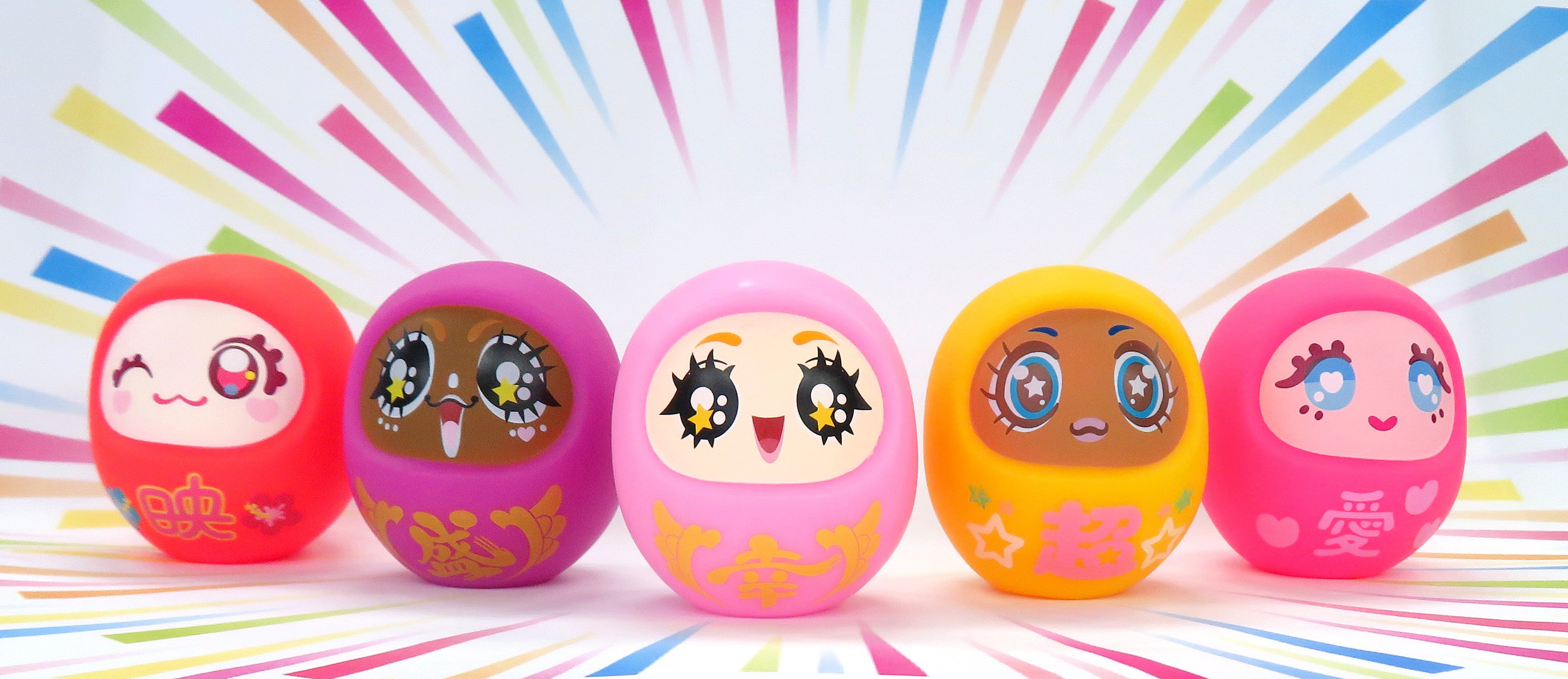 新商品】あの縁起物がつけまつげやカラコンでギャルメイクを施し