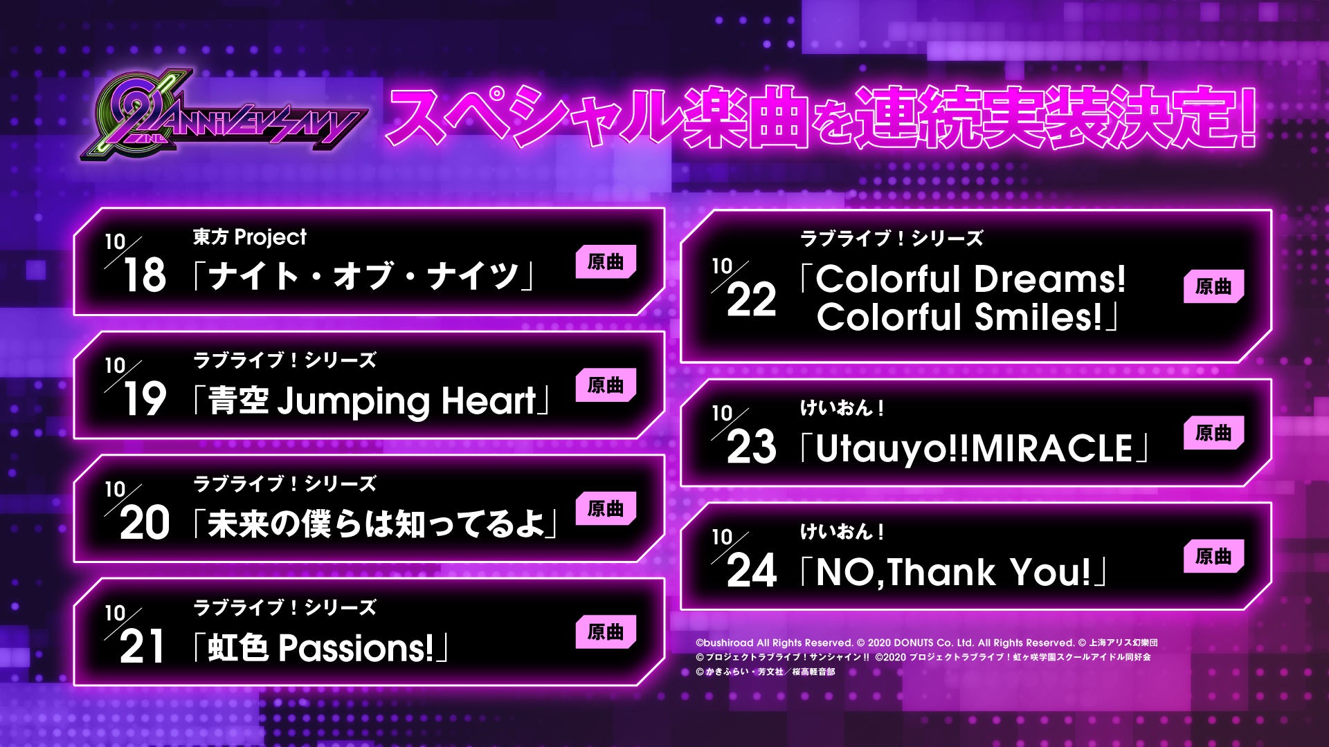 スマートフォン向けリズムゲーム「D4DJ Groovy Mix」グルミク2