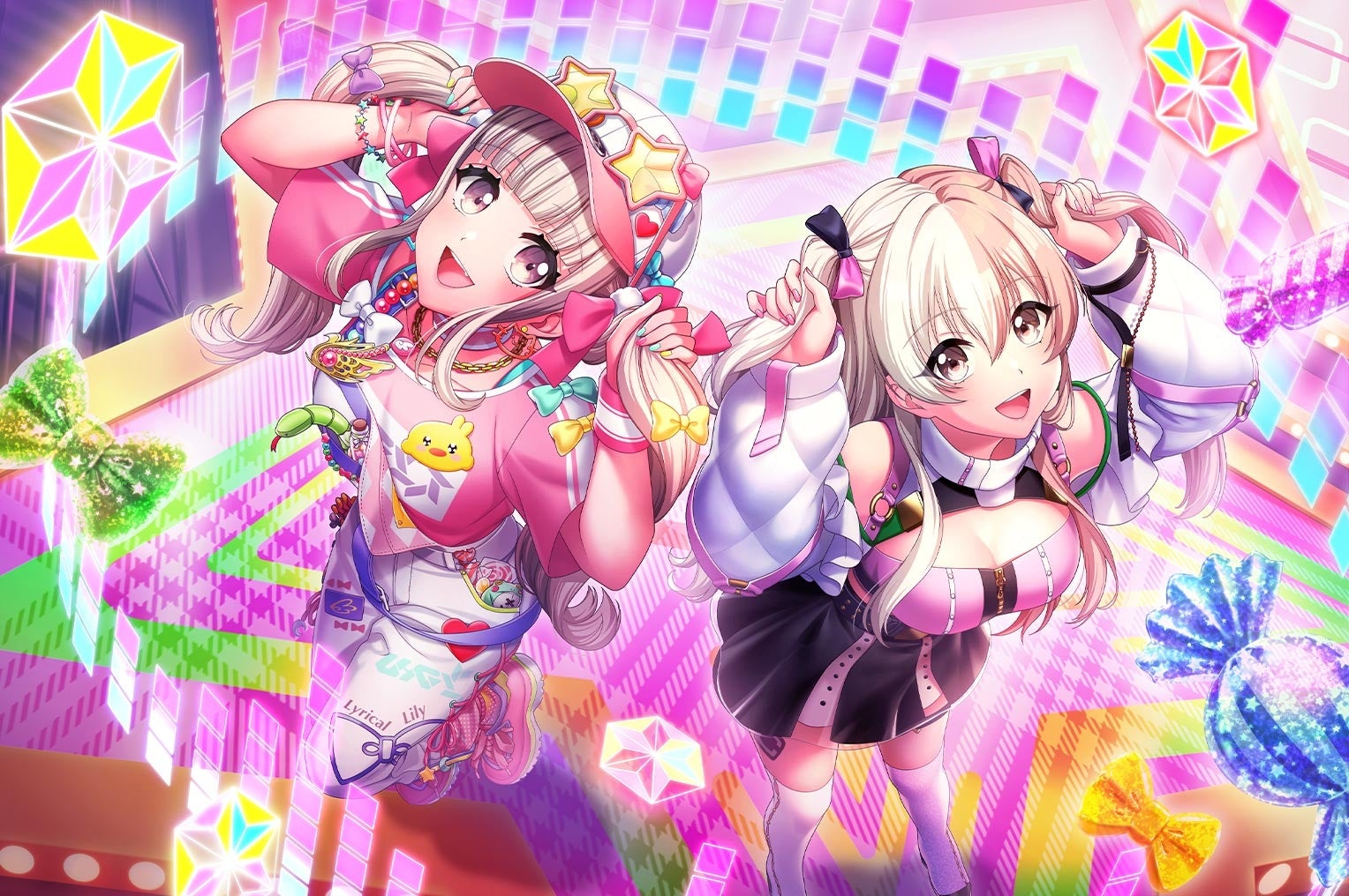 【OLD ORDER】x UMAMIISM キャンバス ドリーム ピンク スマートフォン向けリズムゲーム「D4DJ Groovy Mix」イベント