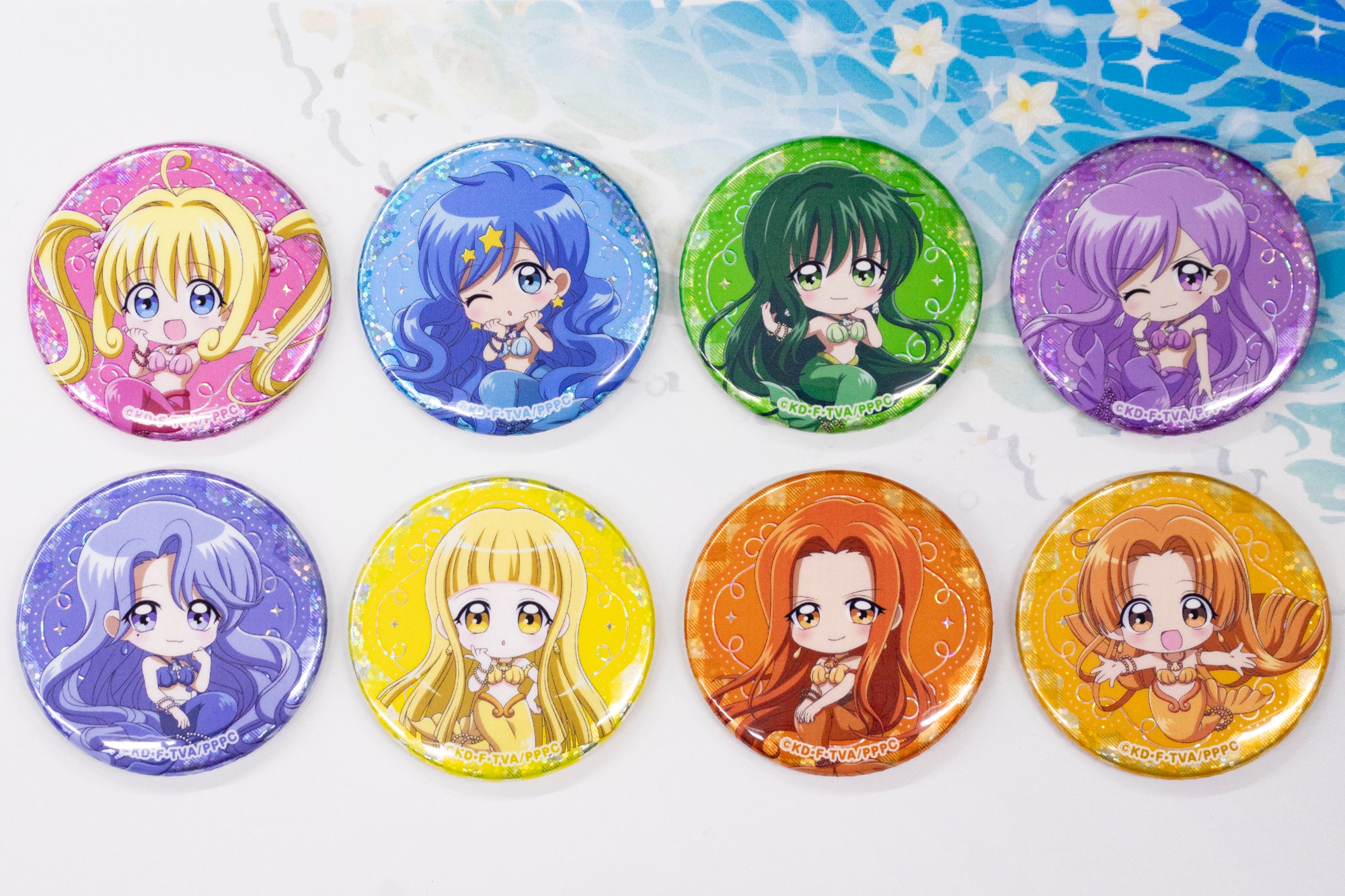 ぴちぴちピッチ　ブシロード　ホログラム缶バッジ ホログラム缶バッジ(65mm)「マーメイドメロディーぴちぴちピッチ