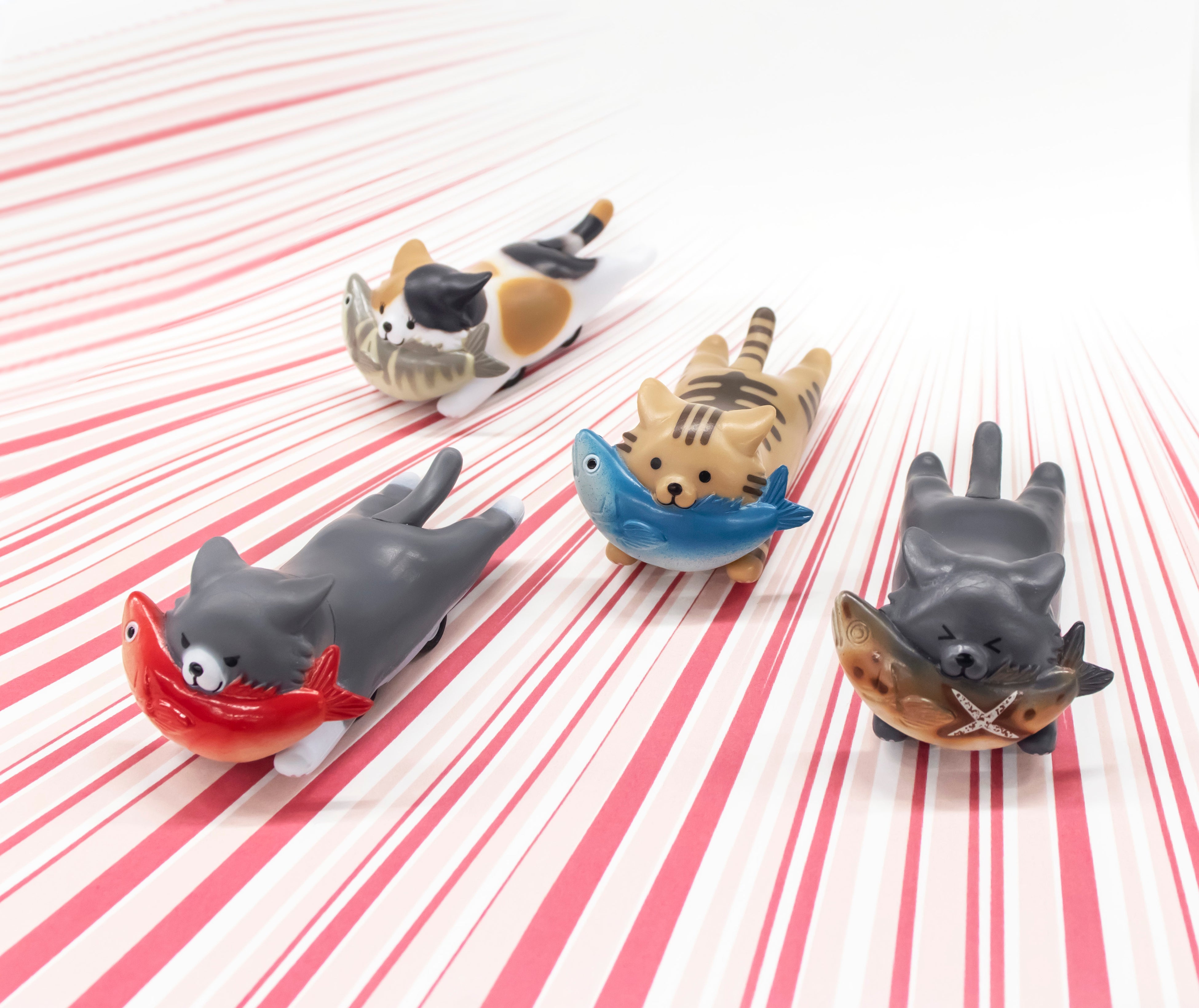 新商品】お魚をくわえたノラネコが走ります！「ノラ猫ダッシュ