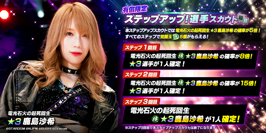 エ*ス様 貴重品 スターダム ☆ 鹿島沙希 名刺 business card エ*ス様 貴重品 スターダム ☆ 鹿島沙希 名刺 business card