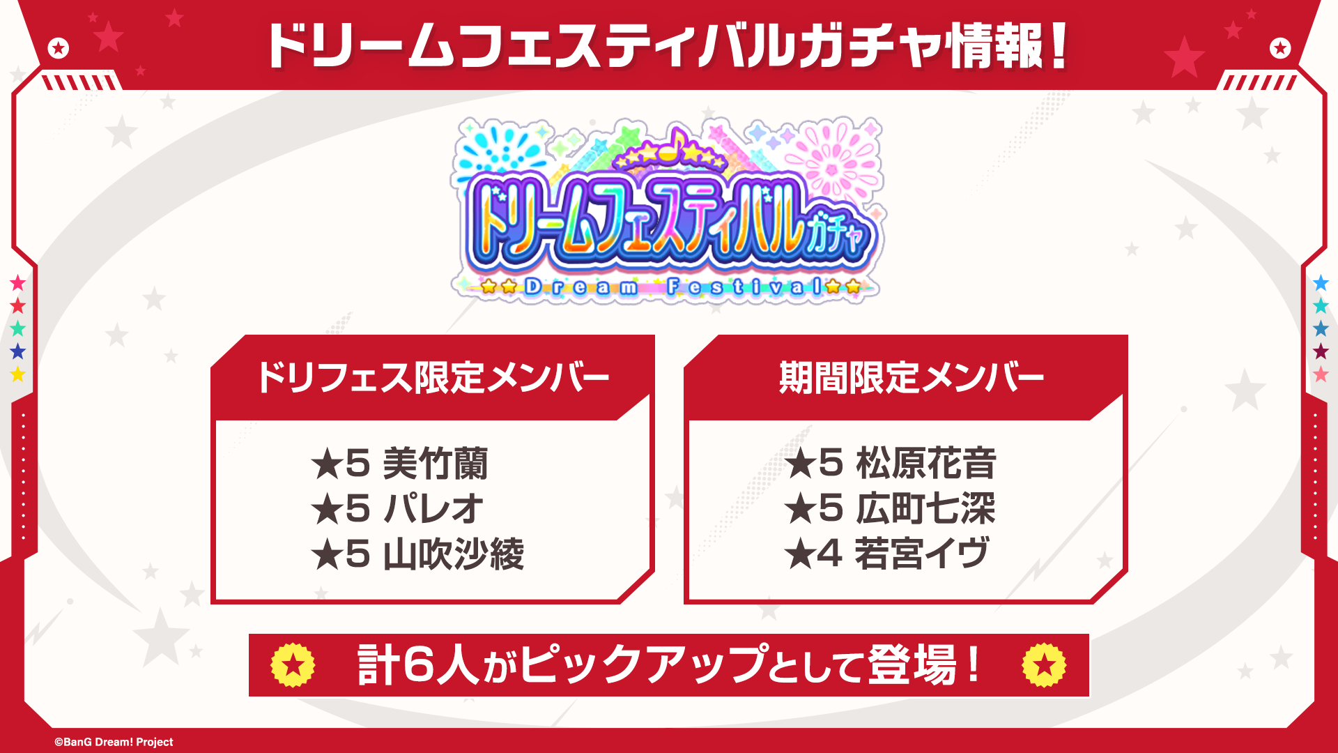 ガルパ最新情報！ドリフェス、ガルパ杯、公式ショップ開設