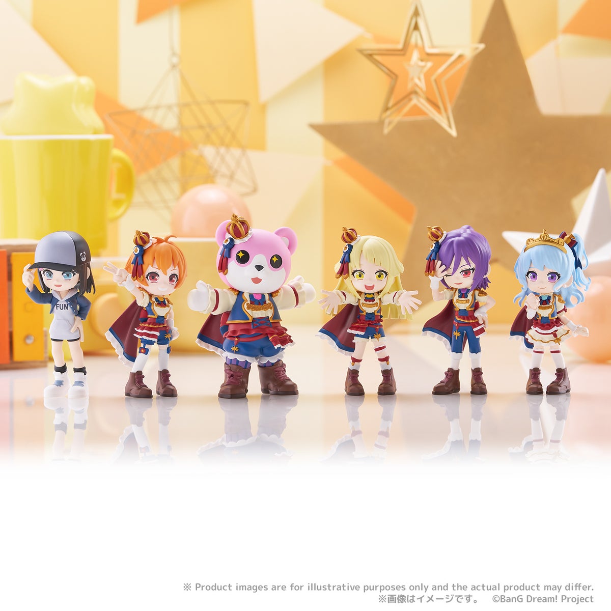 「BanG Dream! ハロー、ハッピーワールド!」が手のひらサイズのデフォルメフィギュアに 「PalVerse」新商品全6種が10月23日より先行発売