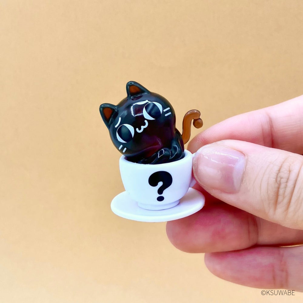 コーヒーな猫「ねこぉひ~」が再び登場!ケースワベ氏の「ねこぉひ~2 コレクションフィギュア」10月23日発売