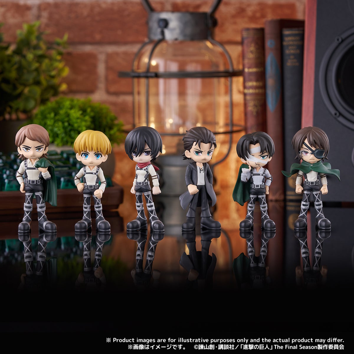 『進撃の巨人』The Final Seasonのエレンやリヴァイら6人が手のひらサイズに!「PalVerse」新商品が10月23日発売