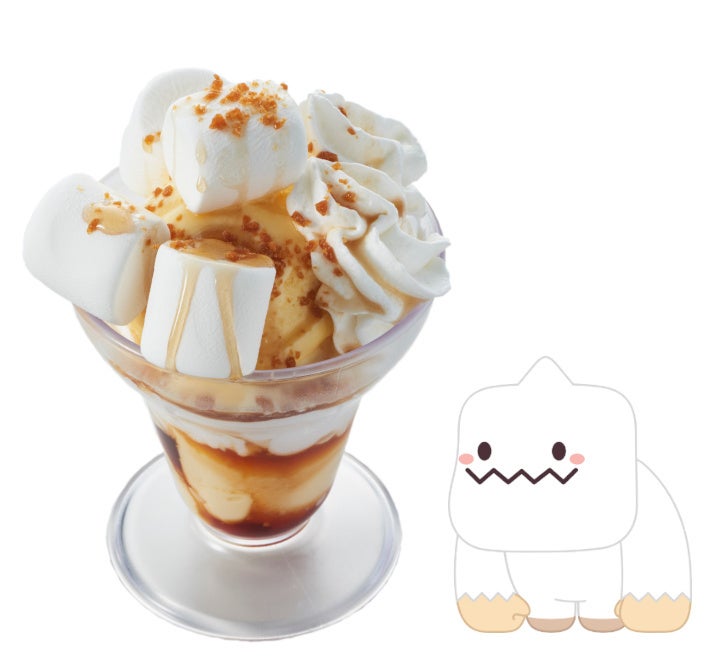 イェティのホワイトマシュマロプリンパフェ