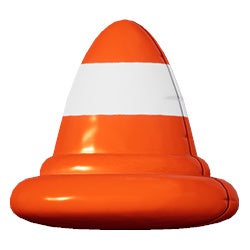 トラフィックコーン風船