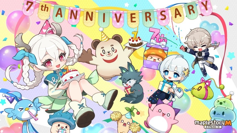 メイプルM 7周年!新職業「リン」実装!記念イベントも メイプルM 7周年!新職業「リン」実装!記念イベントも