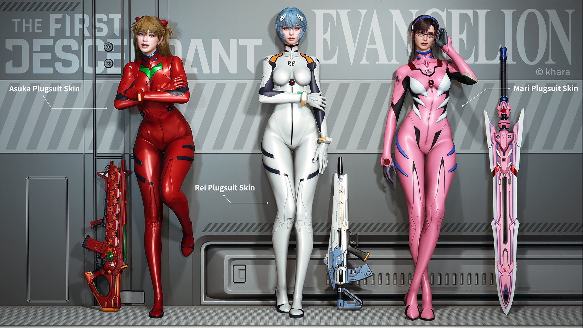 『エヴァ』×『The First Descendant』コラボ！レイ＆アスカ参戦