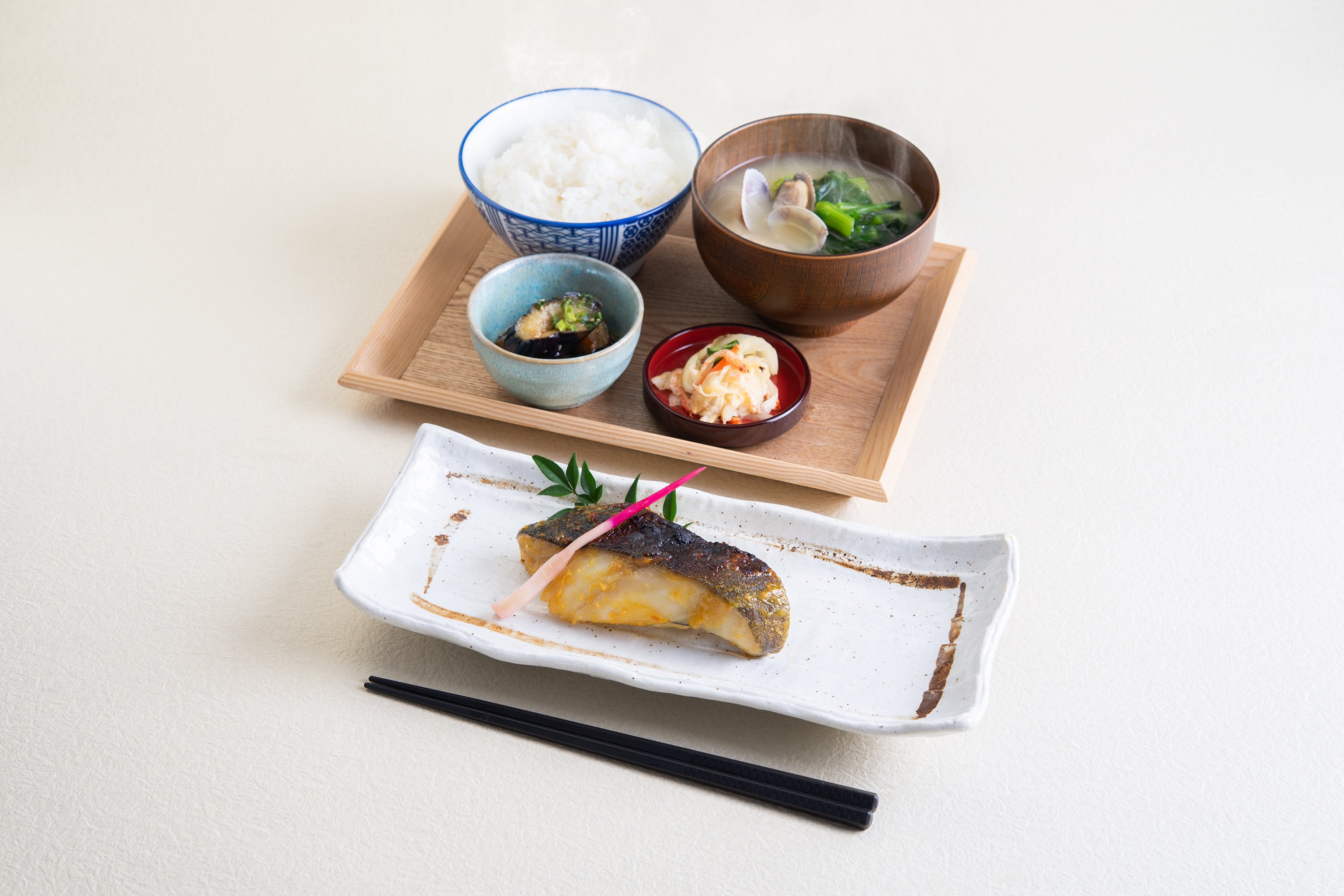 銀ダラの西京焼き膳