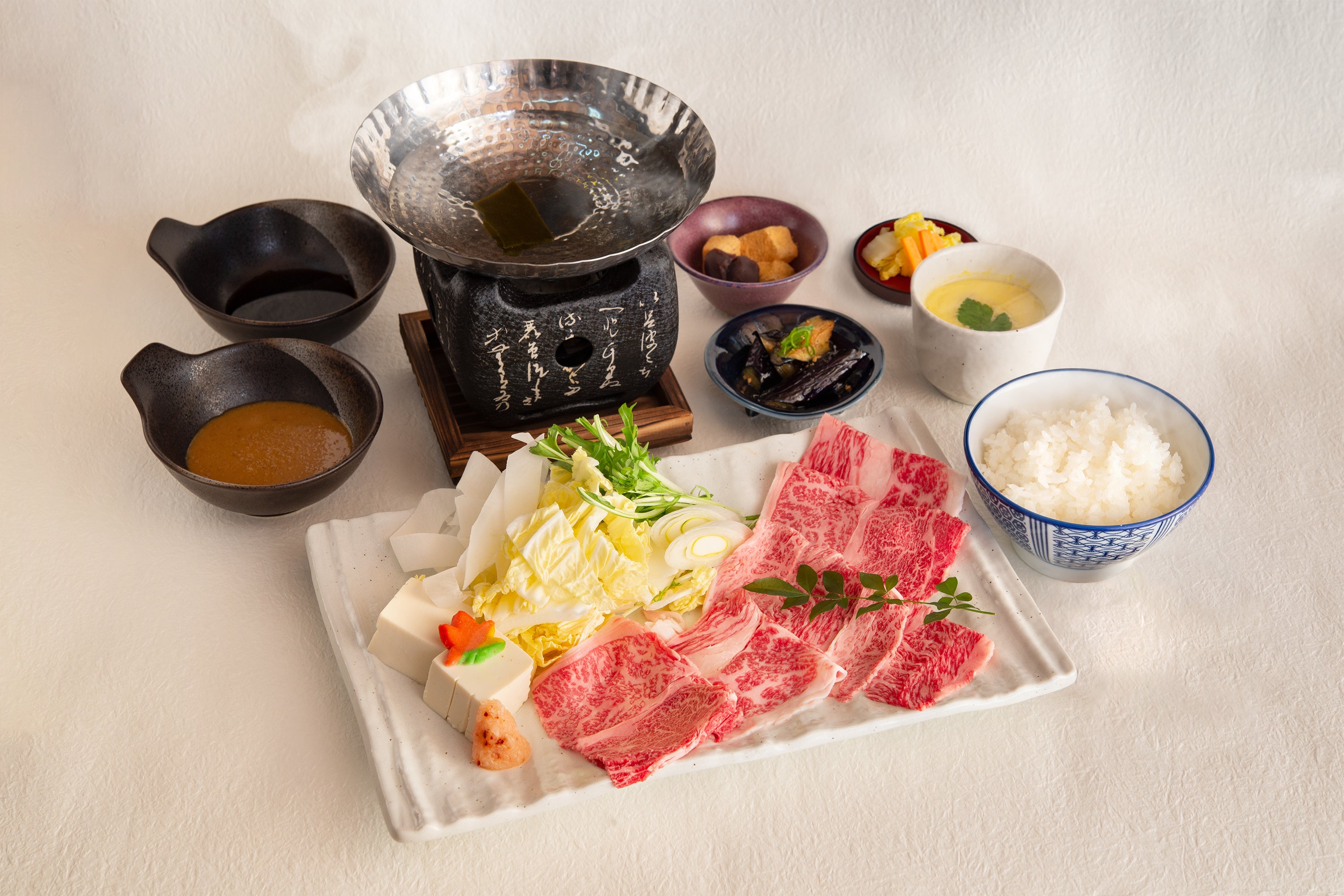 黒毛和牛のしゃぶしゃぶ御膳