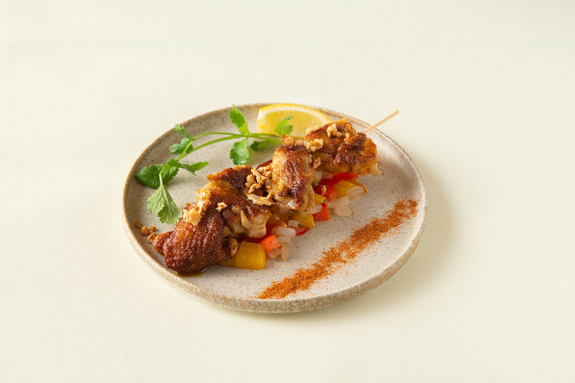 タンドリーチキンのサテ(インドネシア風串焼き)