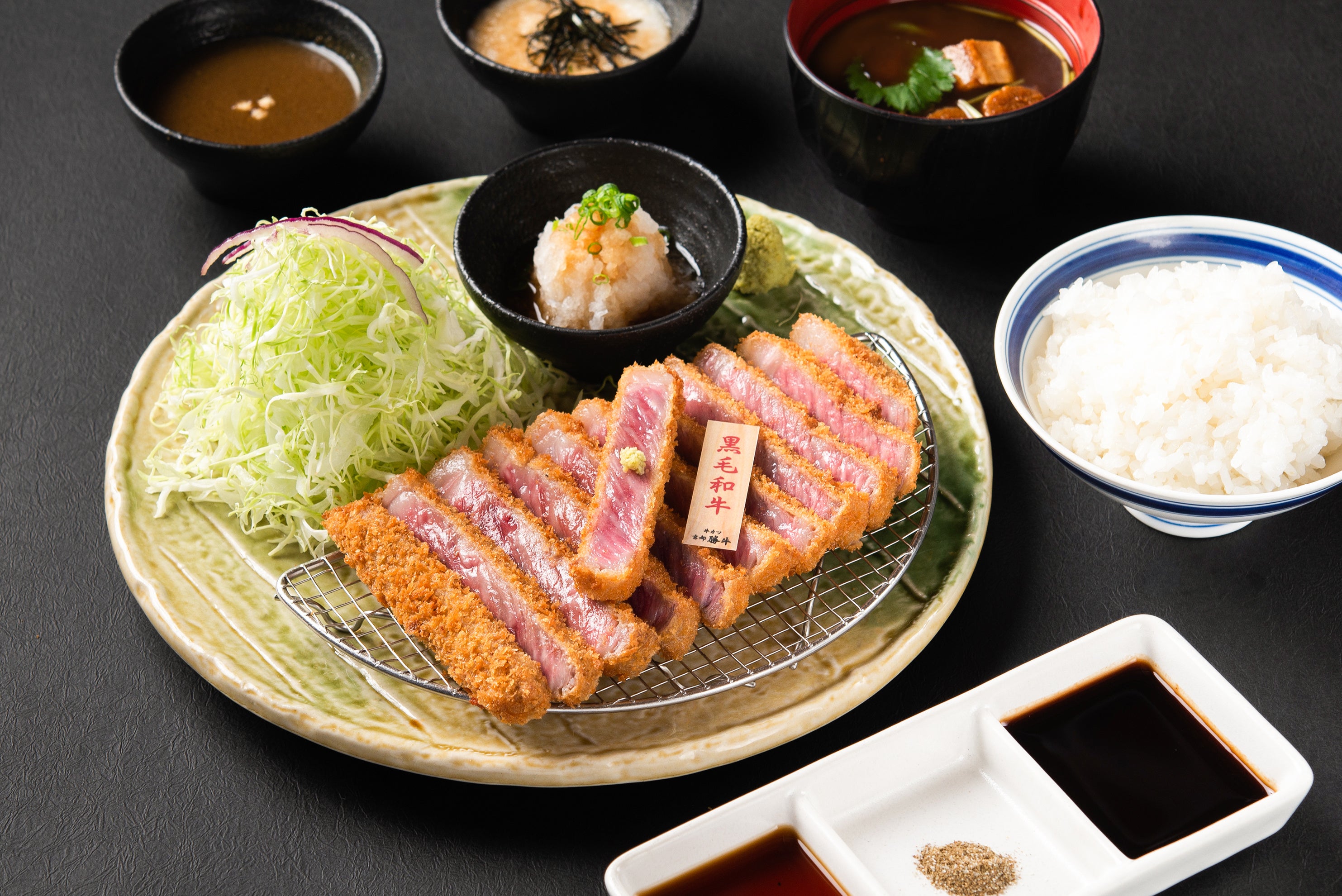 黒毛和牛サーロインカツ膳