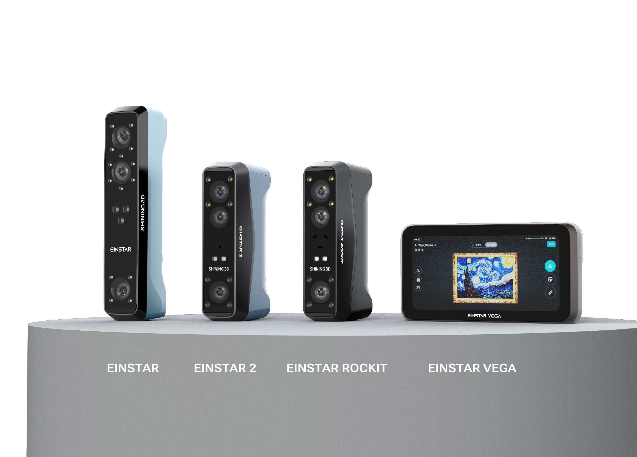 SHINING 3D、新型3Dスキャナー「EINSTAR Rockit」と「EINSTAR 2