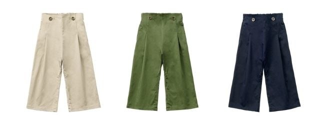 slacks（スラックス）左からswanky beige、swanky khaki、swanky navy