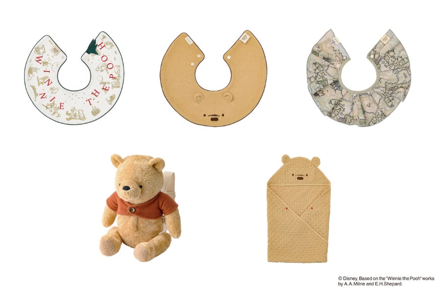 クラシックプータオルとぬいぐるみのセット MARLMARLからClassic Pooh Holiday Collectionが発売!スタイを