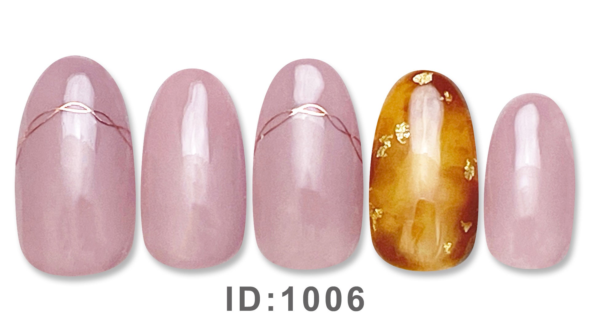 秋のトレンドべっ甲ネイル