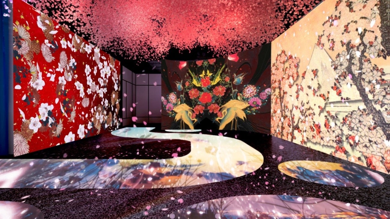 美しい色使いに圧倒される桜の世界、繊細に表現された美人画の世界を巡る