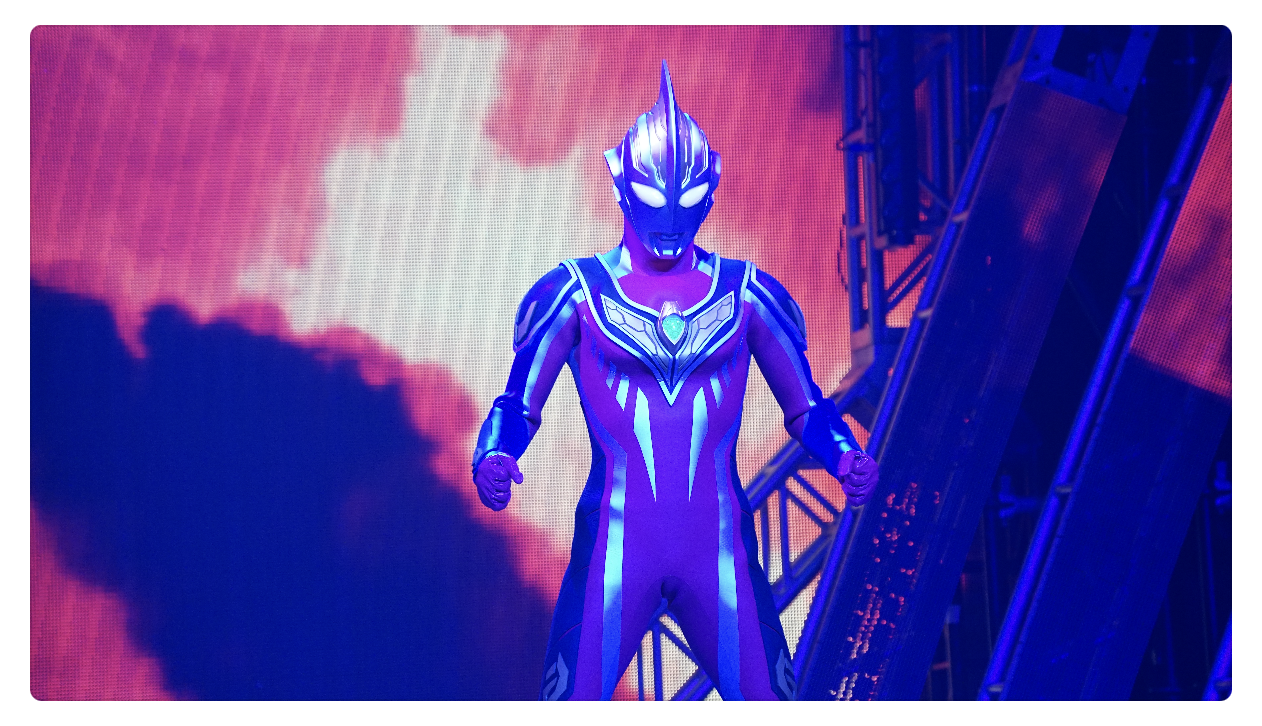 今年のウルトラヒーローズEXPOで初お披露目された ウルトラマンガイア スーパー・スプリーム・ヴァージョン　スーツ　©円谷プロ