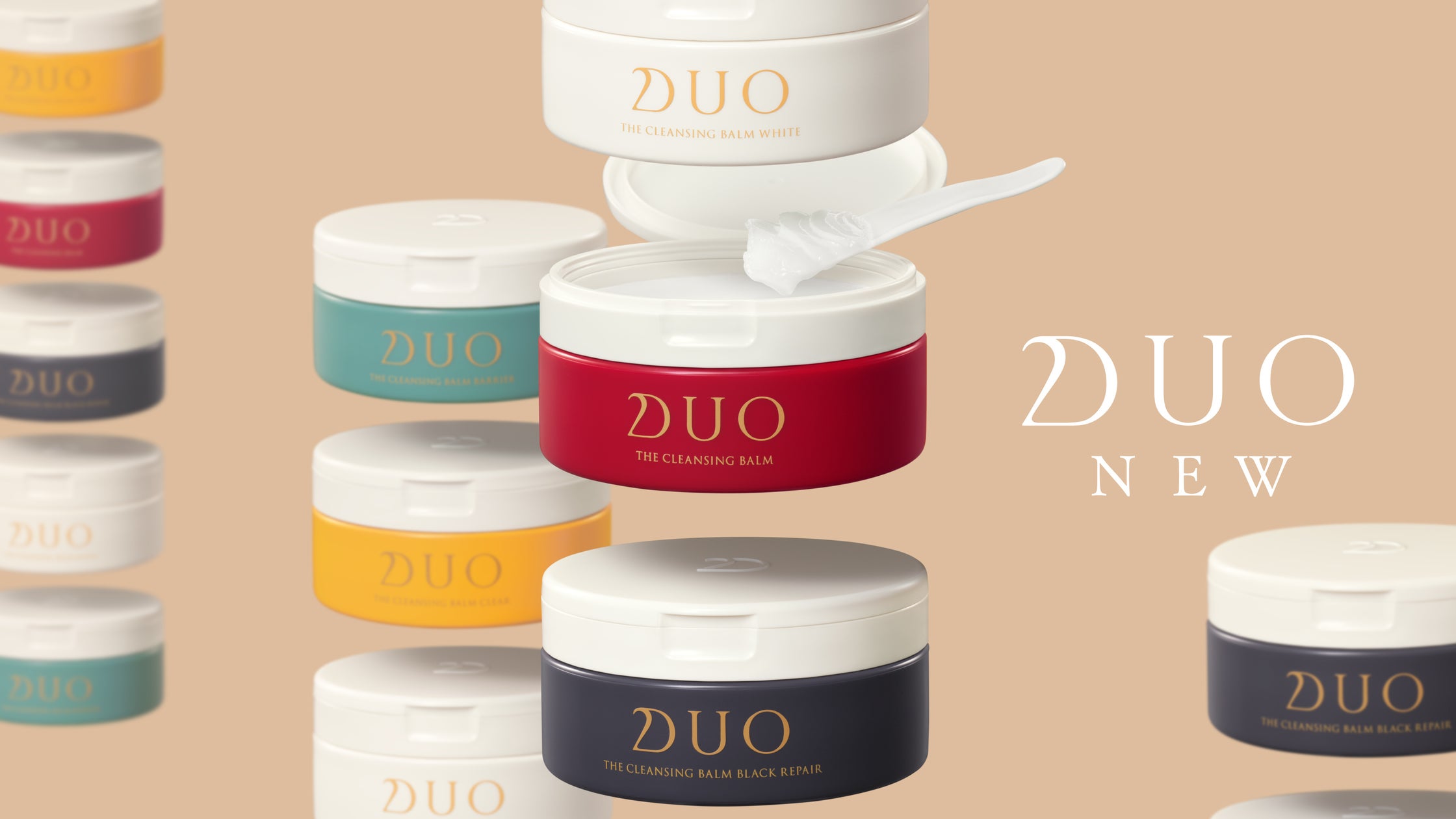 【15周年リニューアル新発売】DUO(デュオ)「ザ クレンジングバーム」2025年1月よりシリーズ5種をパワーアップし、リニューアル新発売