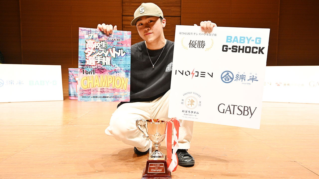 1on1優勝：KANATO（POPPING／福岡）