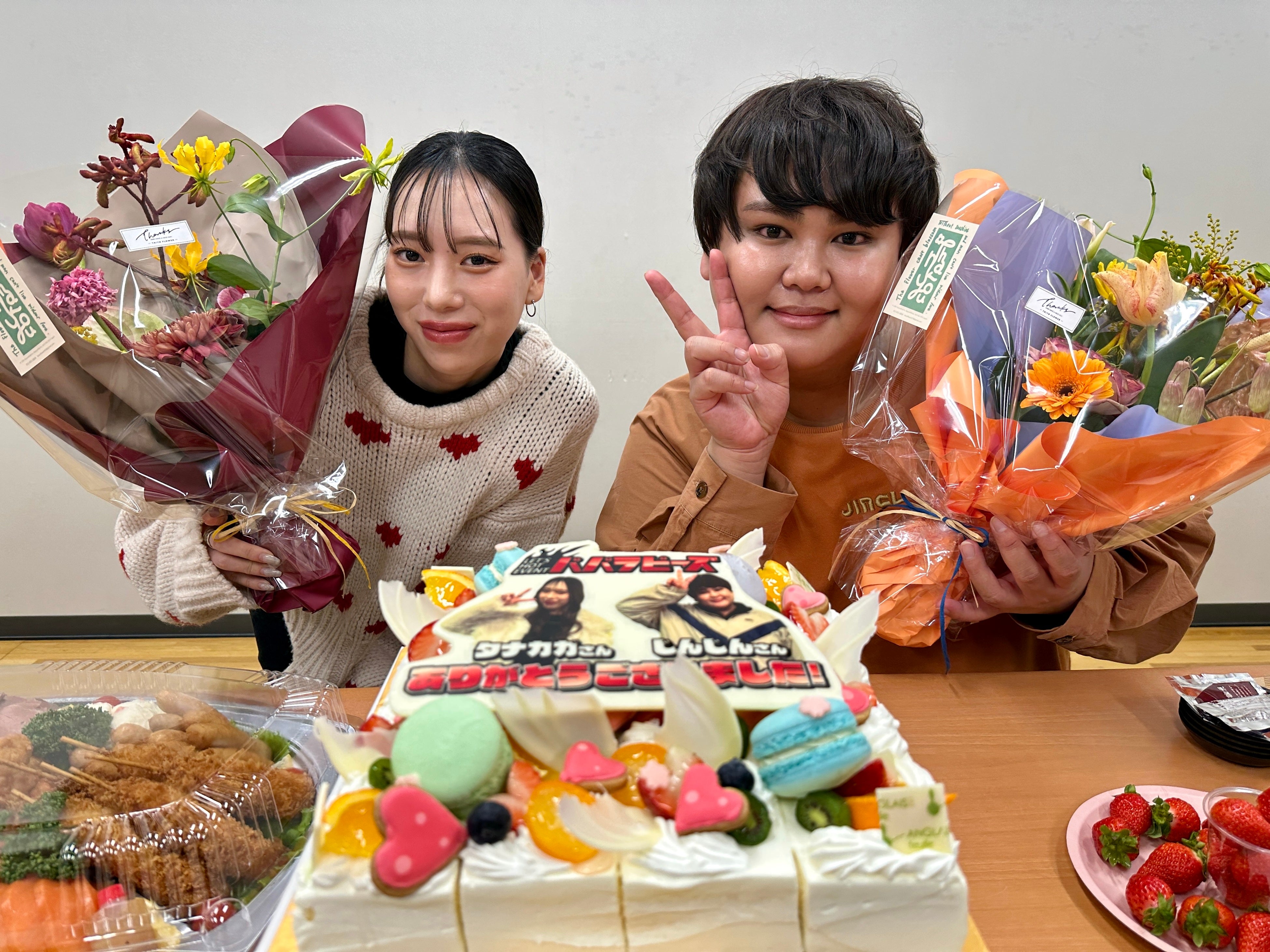 お別れ会の様子（何も知らないじんじん）