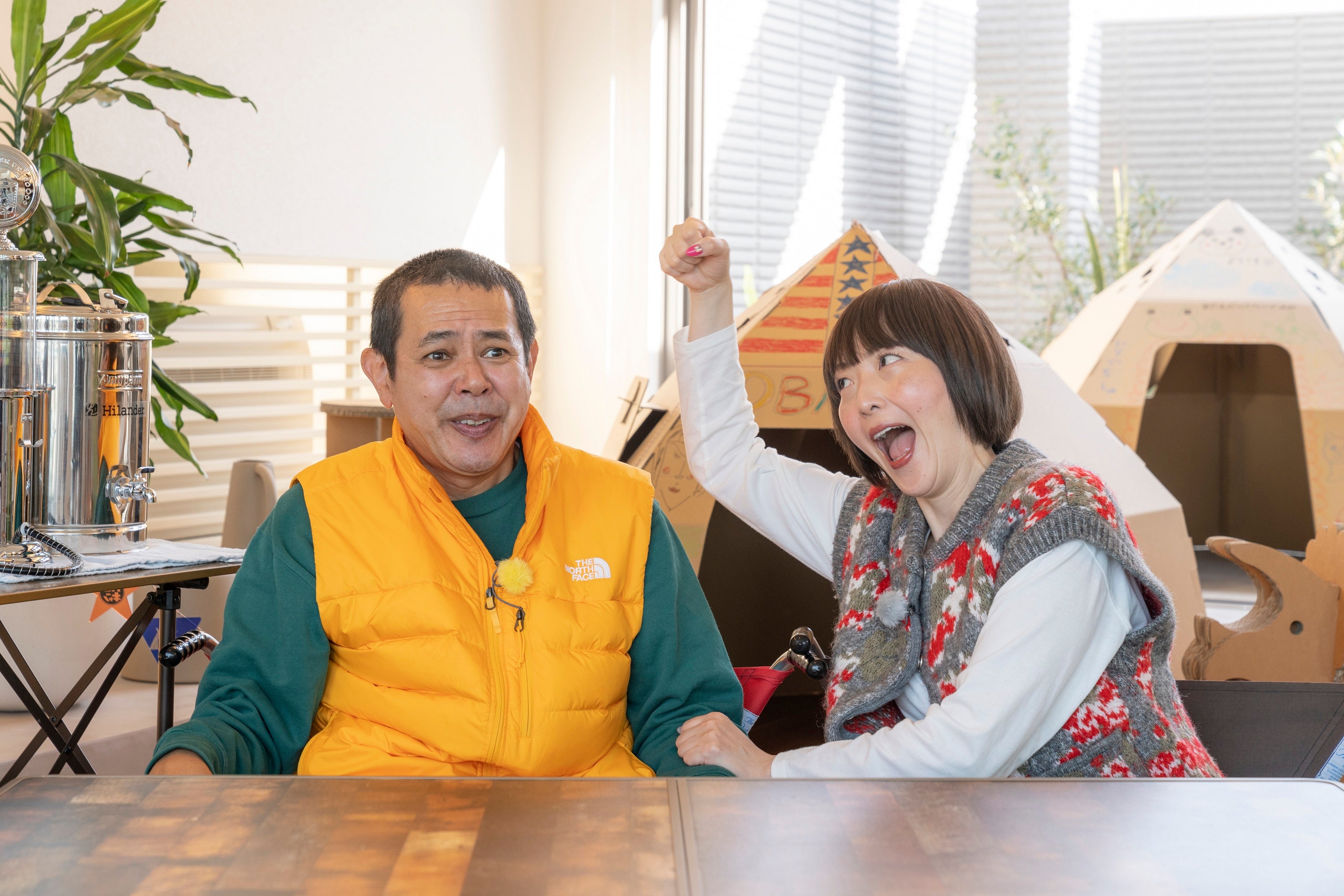 夫婦歴18年のノッチと妻・友美さんの掛け合い